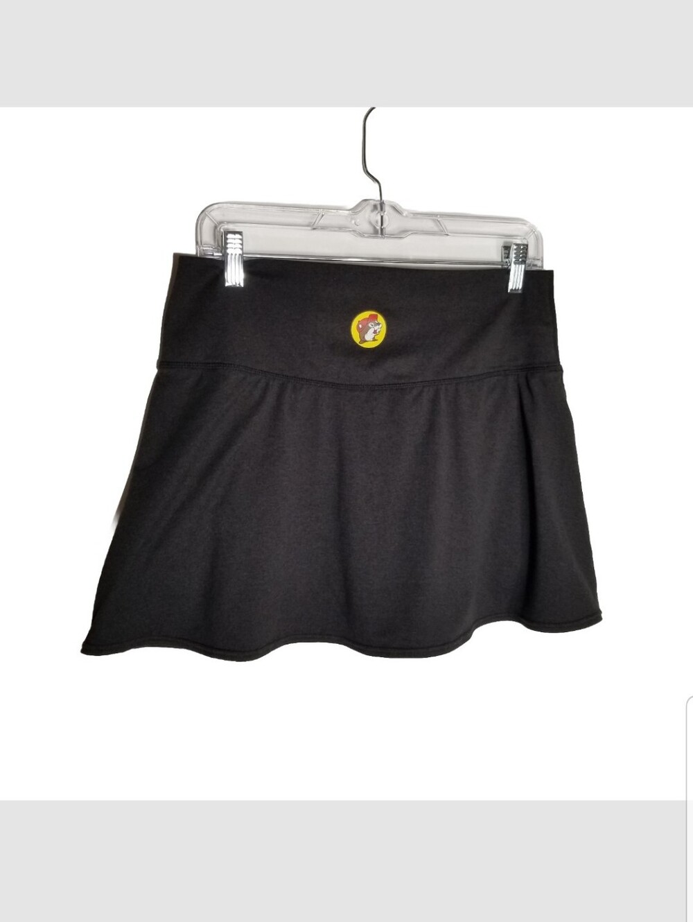 Buc-ees Skort Women's Large Black Athletic Beaver Logo Skirt Shorts